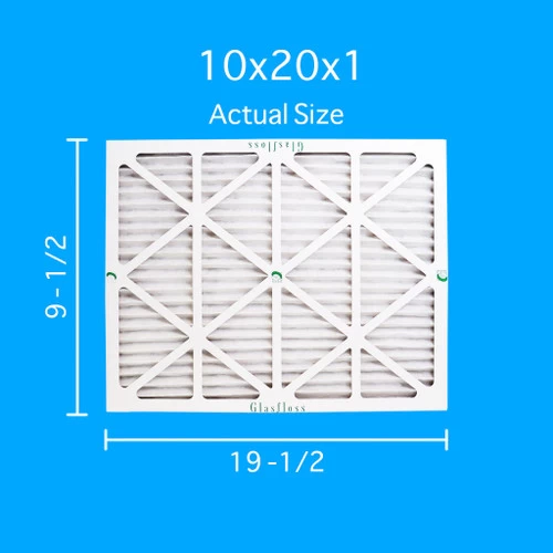 10x20x1 Air Filter Glasfloss ZL Series MERV 10 - Box Of 6 - Image 3