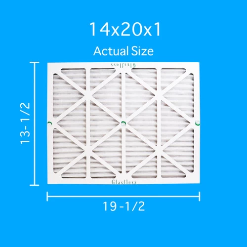 14x20x1 Air Filter Glasfloss ZL Series MERV 10 - Box Of 12 - Image 3