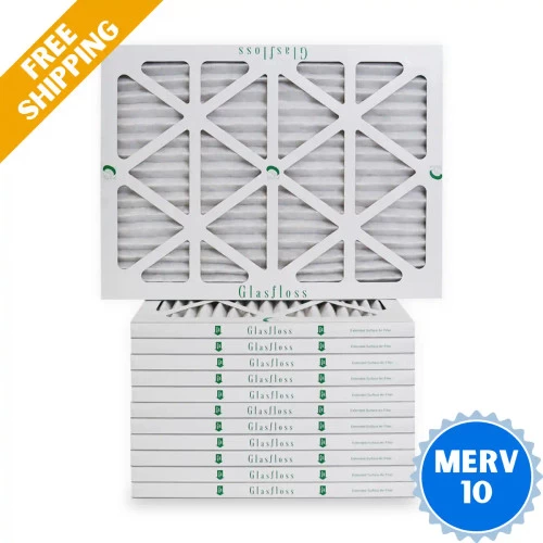 15x20x1 Air Filter Glasfloss ZL Series MERV 10 - Box Of 12