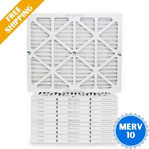 17-1/2 X 21 X 1 Air Filter Glasfloss ZL Series MERV 10 - Box Of 12