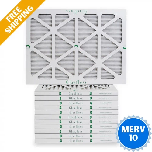 11-3/4 X 23-3/4 X 1 Exact Air Filter Glasfloss ZL Series MERV 10 - Box Of 12