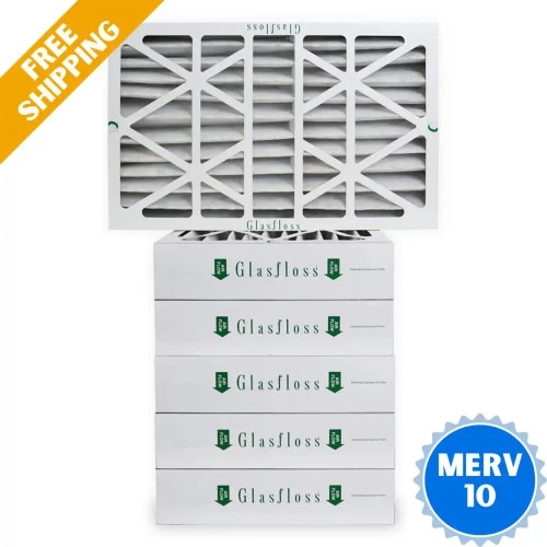 14x25x4 Air Filter Glasfloss ZL Series MERV 10 - Box Of 6