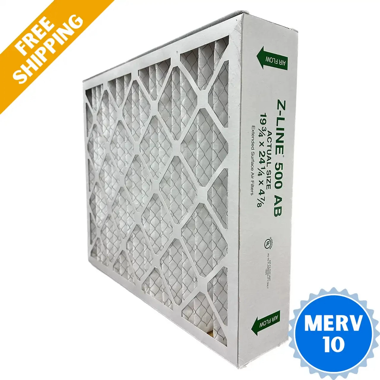 20x25x5 Trion Air Bear Replacement Filter MERV 10 By Glasfloss - Box Of 2