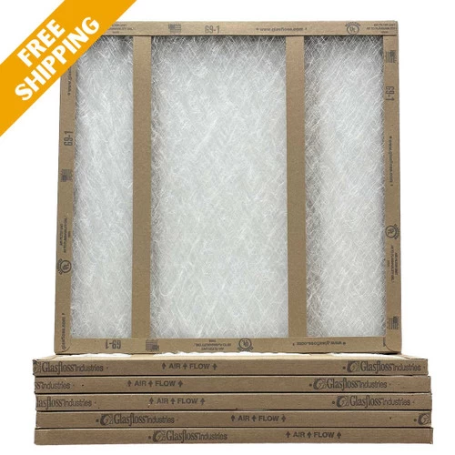 22x22x1 Air Filter Glasfloss GDS Series Disposable - Box Of 6