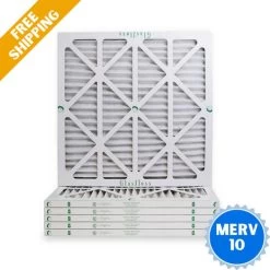 24x24x1 Air Filter Glasfloss ZL Series MERV 10 - Box Of 6