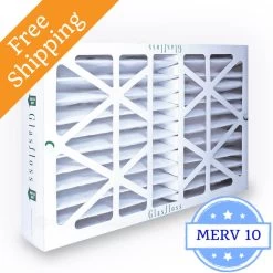 20x25x4 Air Filter MERV 10 Glasfloss Replacement For Honeywell - (2-Pack)