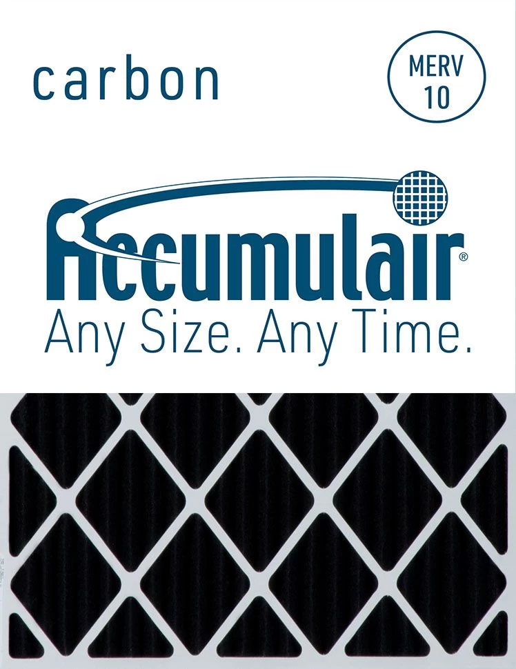 11.5x11.5x1 (Actual Size) Accumulair Carbon MERV 10 Odor Eliminating Filter