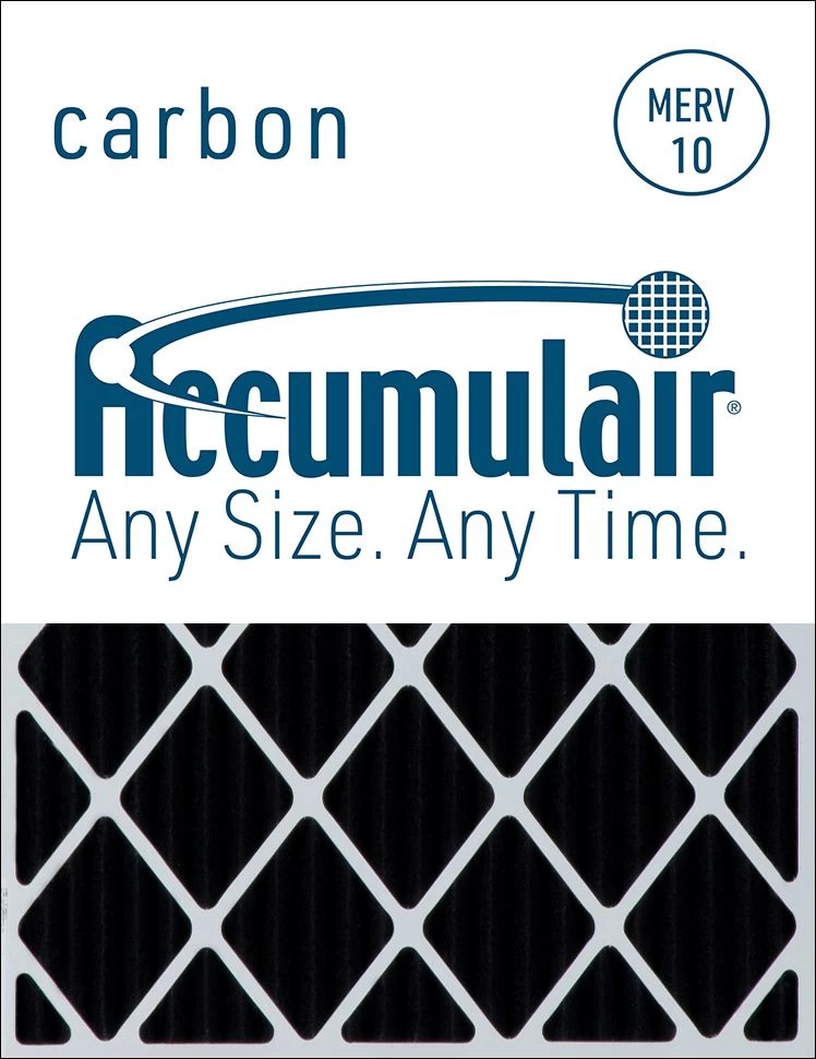 18x22x1 (17.5x21.5) Accumulair Carbon MERV 10 Odor Eliminating Filter