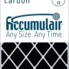 11.25x19.25x0.5 (Actual Size) Accumulair Carbon MERV 8 Odor Eliminating Filter