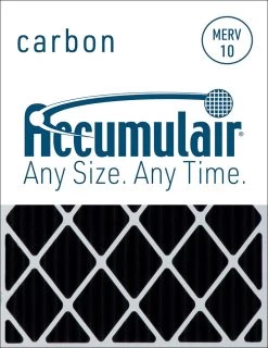 12x30x4 (Actual Size) Accumulair Carbon MERV 10 Odor Eliminating Filter