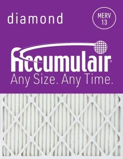 12x30x1 (Actual Size) Accumulair Diamond Filter MERV 13