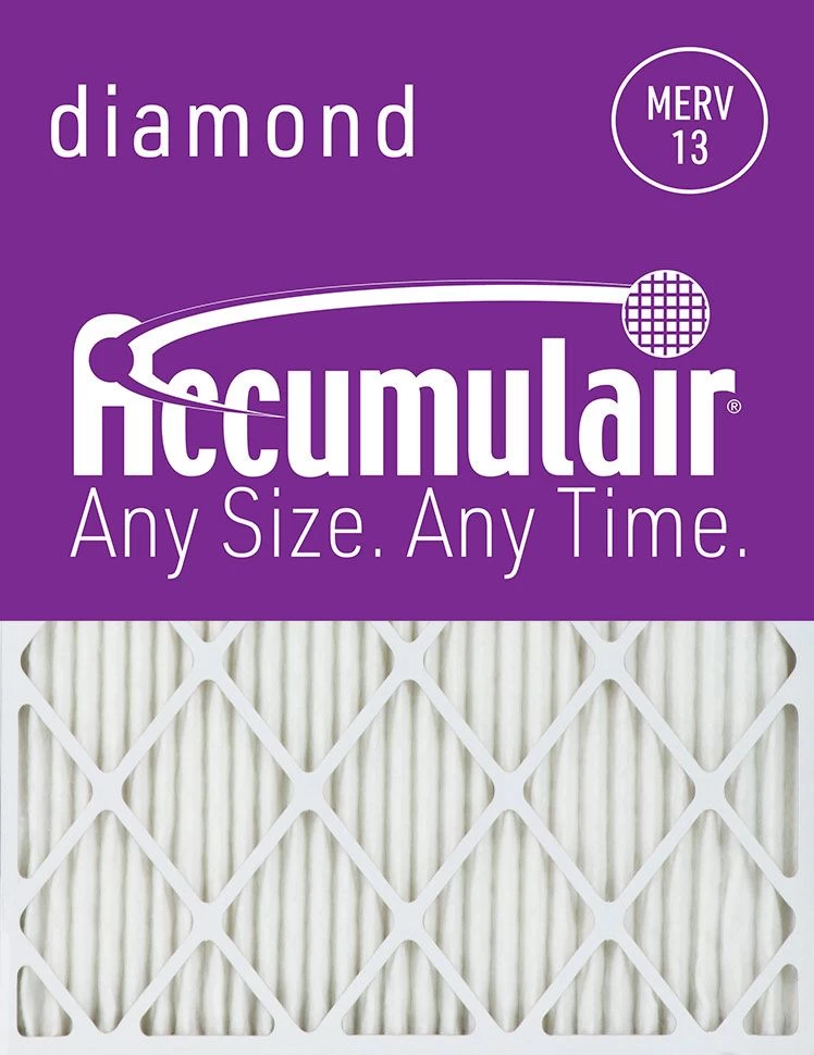 12x30x1 (Actual Size) Accumulair Diamond Filter MERV 13