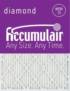 13x20x0.5 (Actual Size) Accumulair Diamond Filter MERV 13