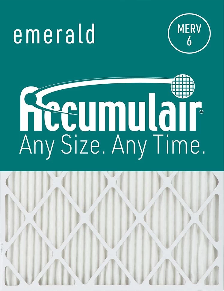 22x36x1 (21.5x35.5) Accumulair Emerald Filter MERV 6