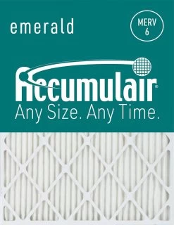 16.5x22x4 (Actual Size) Accumulair Emerald Filter MERV 6
