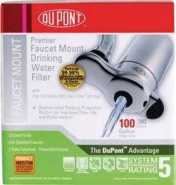 FM100XCH DUPONT® Faucet Mount Filter System - Chrome