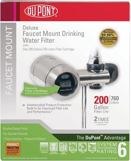 FM350XBN DUPONT® Deluxe Faucet Mount Filtration System (Brushed Nickel)