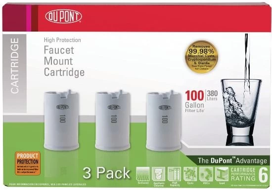 FMC103X DUPONT® Faucet Filter Cartridge (3 Pack)