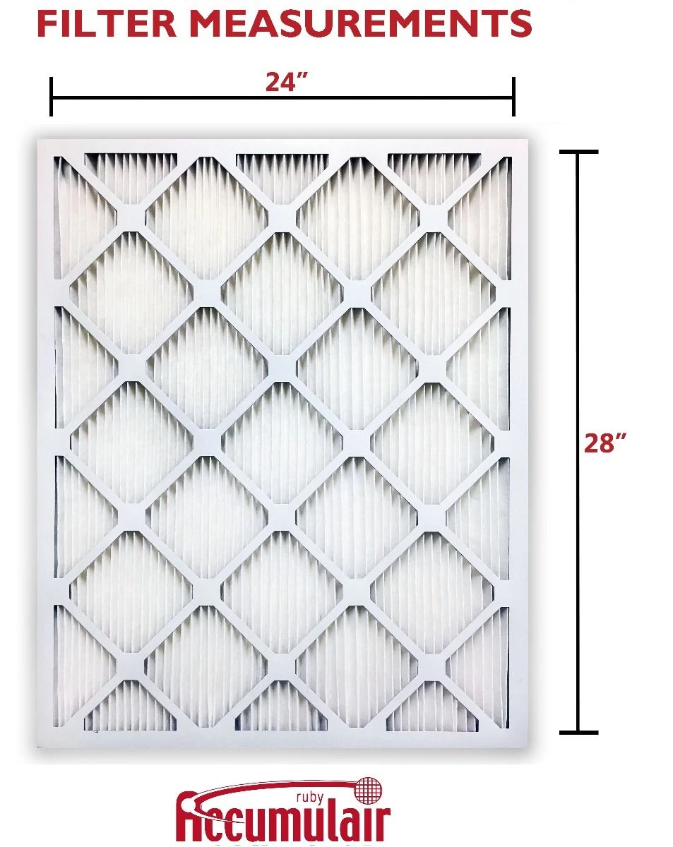 24x28x1 (Actual Size) Accumulair® Ruby 1-Inch Filter (MERV 11) - Image 3