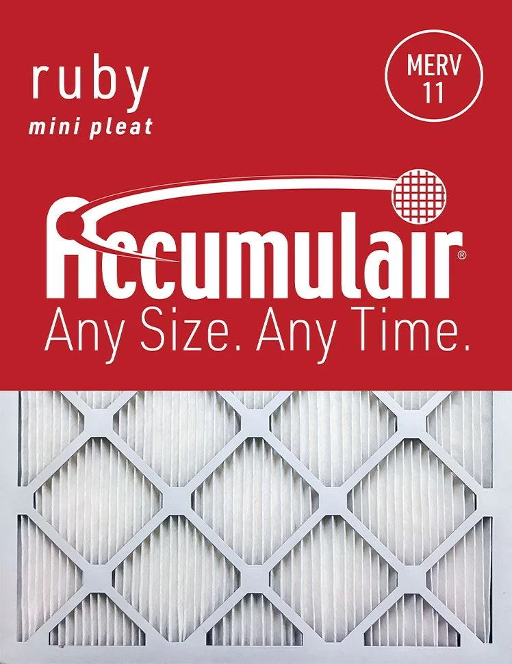 24x28x1 (Actual Size) Accumulair® Ruby 1-Inch Filter (MERV 11)