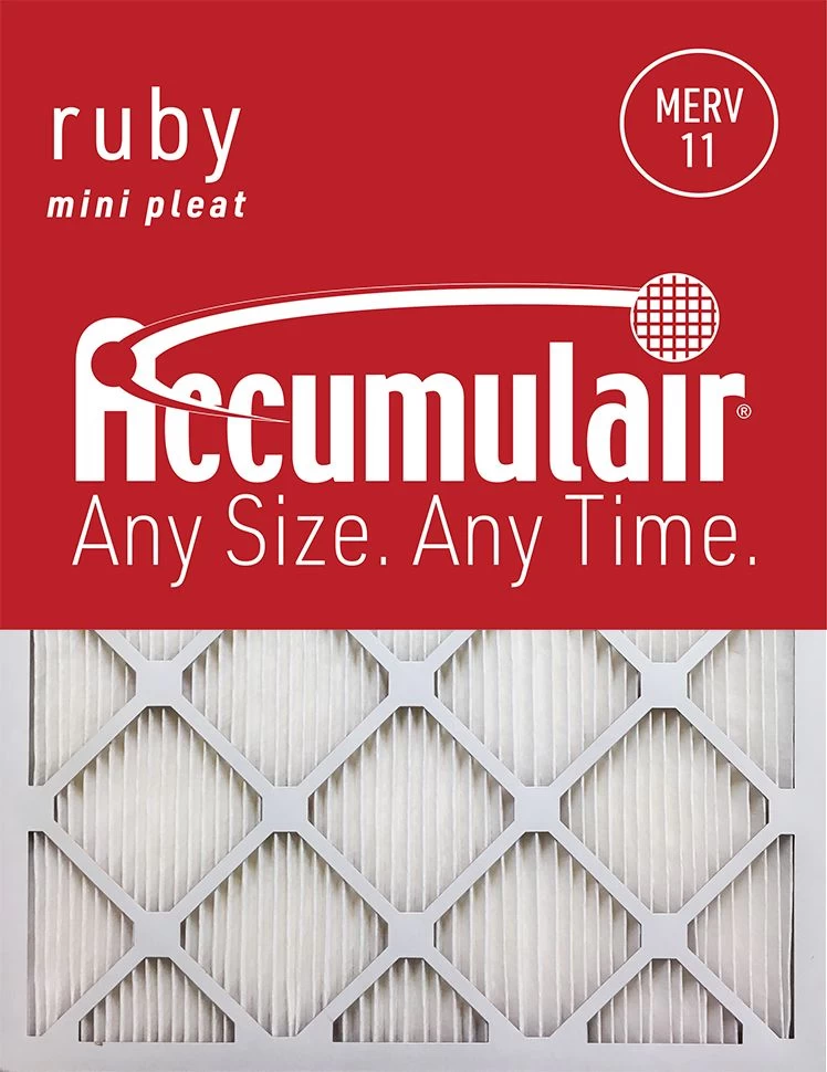 12x27x1 (11.5 X 26.5) Accumulair® Ruby 1-Inch Filter (MERV 11)