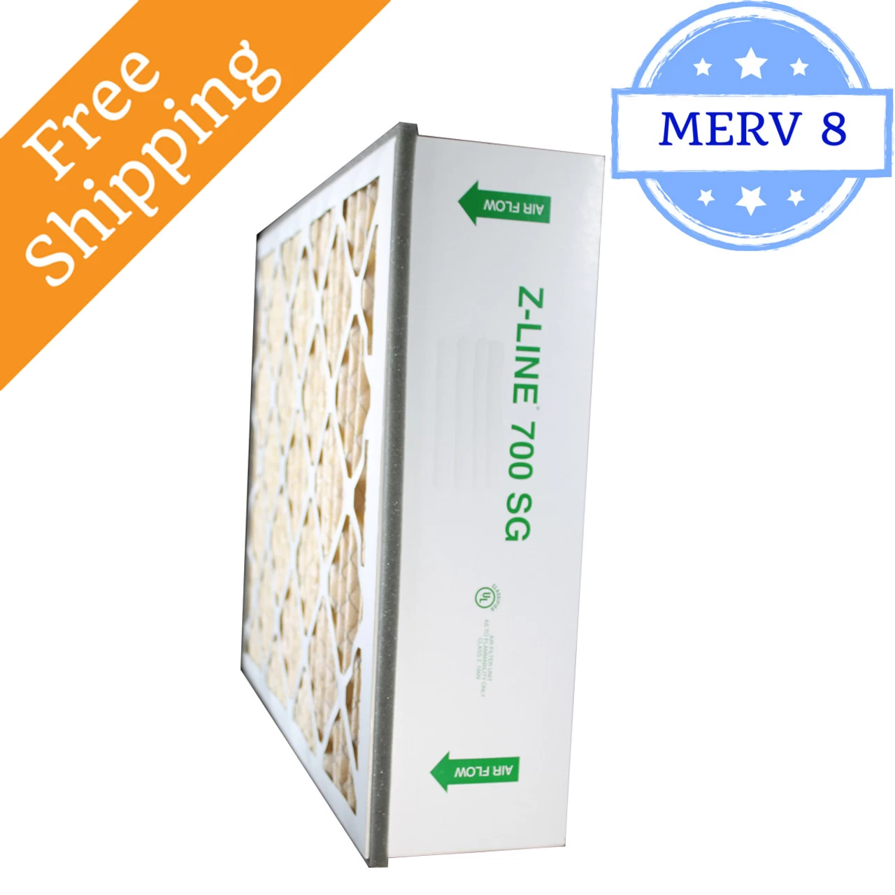 16x27x6 SGP16276 700 SG MERV 10 #401 Replacement - Glasfloss (Box Of 2)