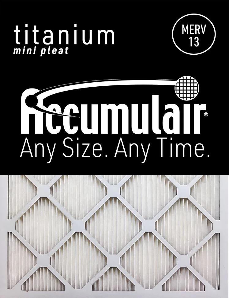 12x30.5x1 (Actual Size) Accumulair Titanium High Efficiency Allergen Reduction Filter