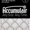 10x20x1 (9.5x19.5) Accumulair Titanium High Efficiency Allergen Reduction Filter